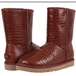 SNAKESKIN LEATHER UGGS